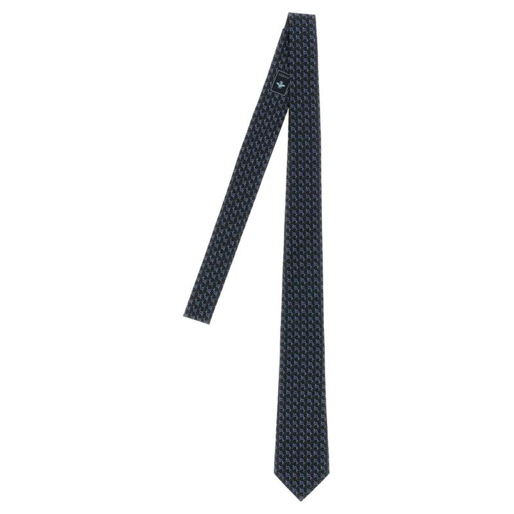 Gucci Men Gg Silk Tie